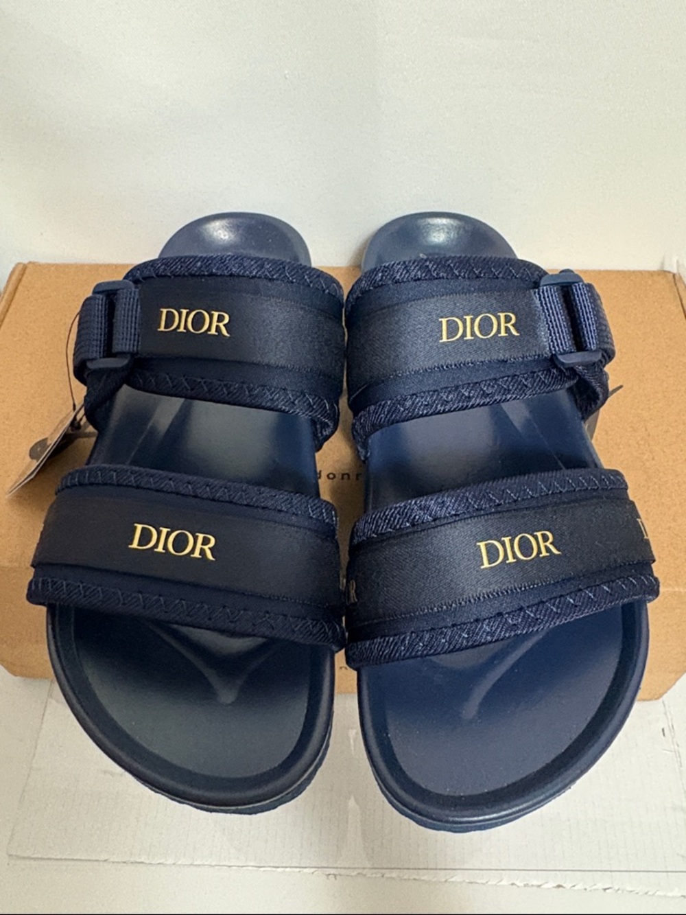 Dior Ribbon Women's Nautic Casual Platforms Slides